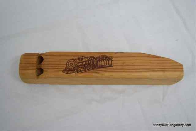 Appraisal: Hand Carved wooden Train Whistle - ToyFrom the estate is