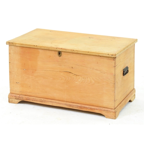 Appraisal: A pine blanket box cm h x cm More Information