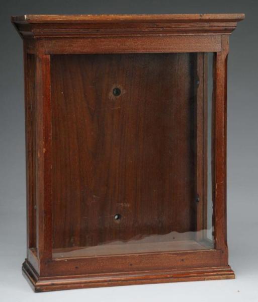 Appraisal: Old Wood and Glass Display Case Description Sturdy and nicely