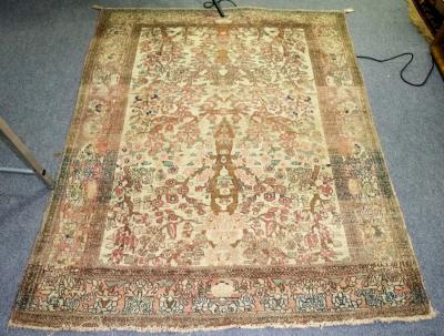 Appraisal: A Small Turkoman rug West Turkestan cm x cm