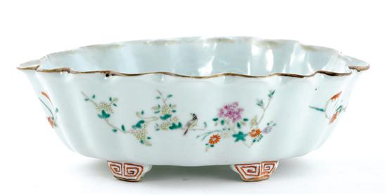 Appraisal: Chinese Export famille rose footed centerbowl American market circa -