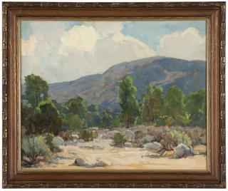 Appraisal: Mary Darter Coleman Dry wash in a mountain landscape signed