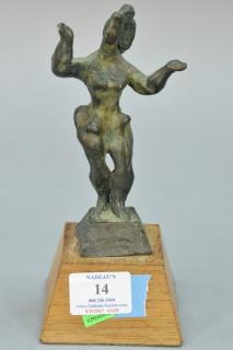 Appraisal: Chaim Gross - patinated bronze Dancing Girl signed on base