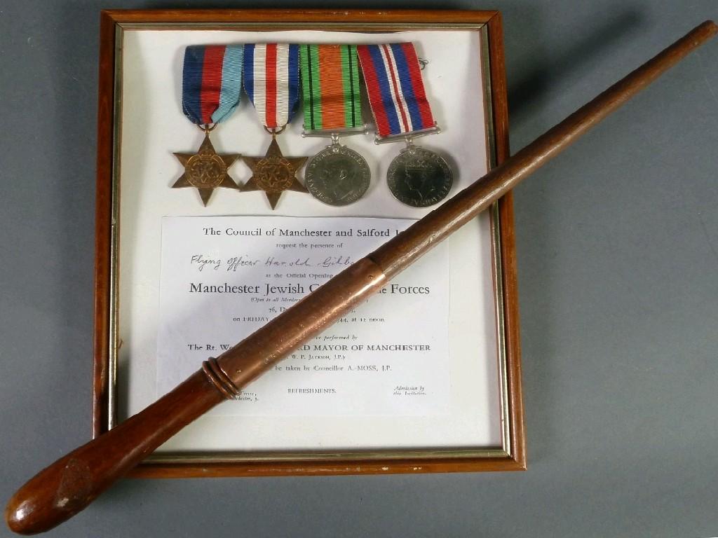 Appraisal: SET OF FOUR WORLD WAR II SERVICE MEDALS AWARDED TO