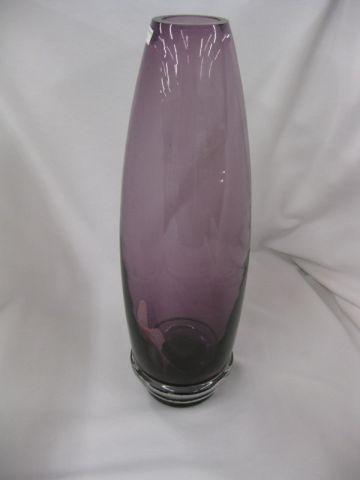 Appraisal: Waterford Amythest Crystal Vase tall excellent