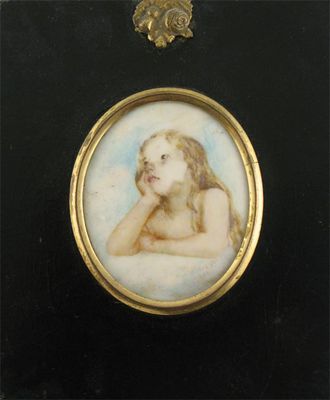 Appraisal: A group of modern miniature portraits one depicting Napoleon one