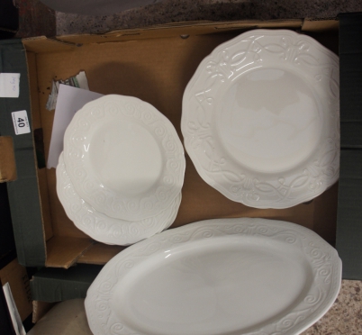 Appraisal: Wedgwood Traditions Tableware to include Dinner Plates Salad Fish Plates