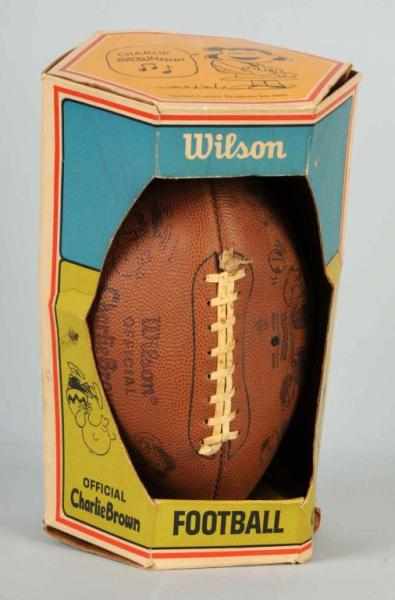 Appraisal: Charlie Brown Peanuts Football Description Made by Wilson Sporting Goods