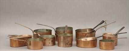 Appraisal: Group of Copper Kitchen Articles