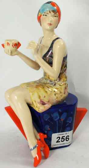 Appraisal: Kevin Francis Peggy Davies Figure Art Deco Imitating Life Special