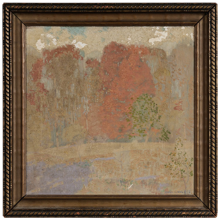 Appraisal: Carl Lawless Connecticut Pennsylvania - Autumn Song signed lower right