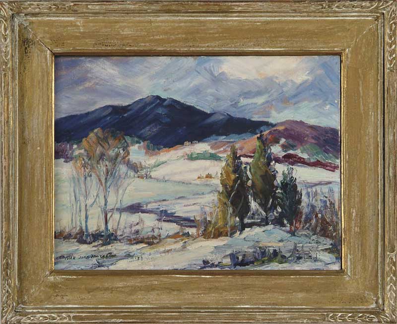 Appraisal: IVAR JOHN MATHESON American - MOUNT MANSFIELD SCENE FROM CAMBRIDGE