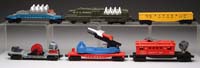 Appraisal: U S MARINE CORPS LOCOMOTIVE AND FIVE CARS Locomotive with