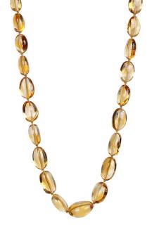 Appraisal: Verdura citrine and k yellow gold necklace Verdura citrine and