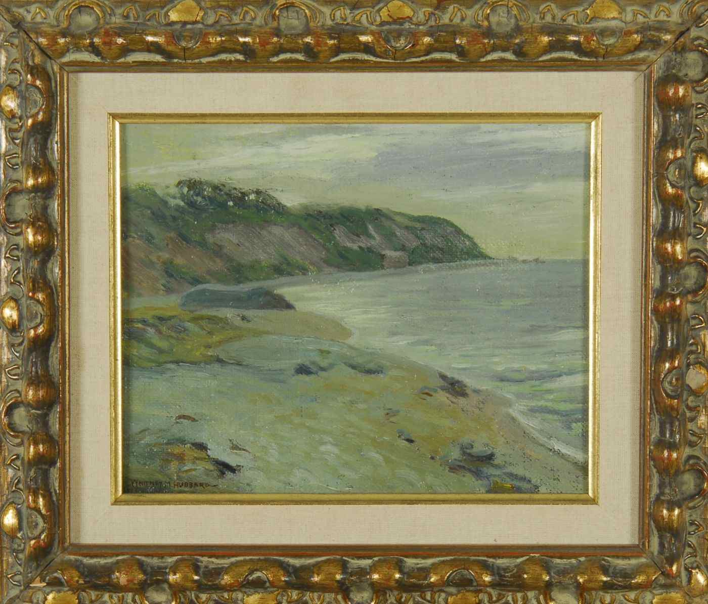 Appraisal: WHITNEY MYRON HUBBARDAmerican - Shore scene Signed lower left Whitney