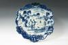 Appraisal: FAIENCE DISH - Circa Albisola Italian faience blue and white