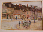 Appraisal: Highgate Village' Watercolour by Hodcson x mm x mm