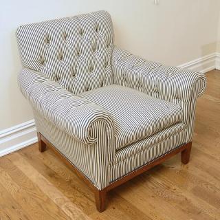 Appraisal: Ralph Lauren Home tufted upholstered club chair Ralph Lauren Home