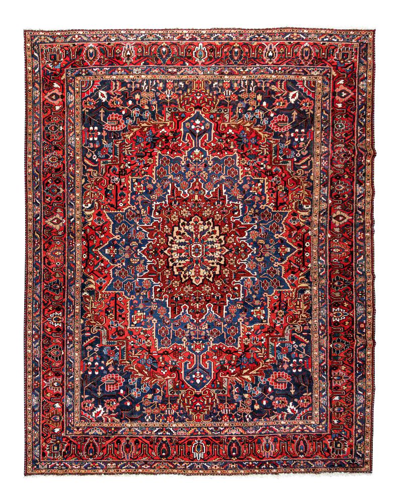 Appraisal: A Heriz Wool Rug A Heriz Wool Rug Second Half