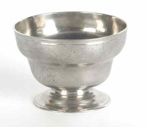 Appraisal: Philadelphia pewter sugar attributed to William Will late th c