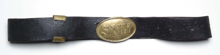 Appraisal: CIVIL WAR STATE OF NEW YORK SNY BELT BUCKLE AND