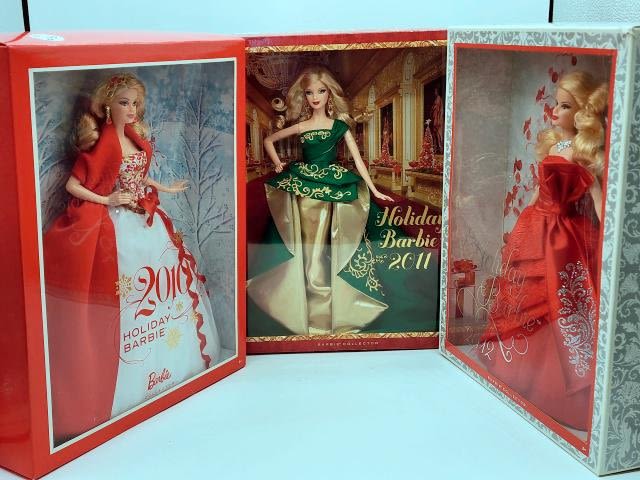 Appraisal: Holiday Barbie Dolls Holiday Barbie Holiday Barbie Holiday Barbie All