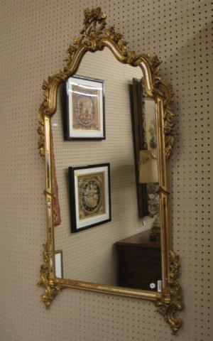 Appraisal: French Style Decorator Wall Mirror '' high '' wide