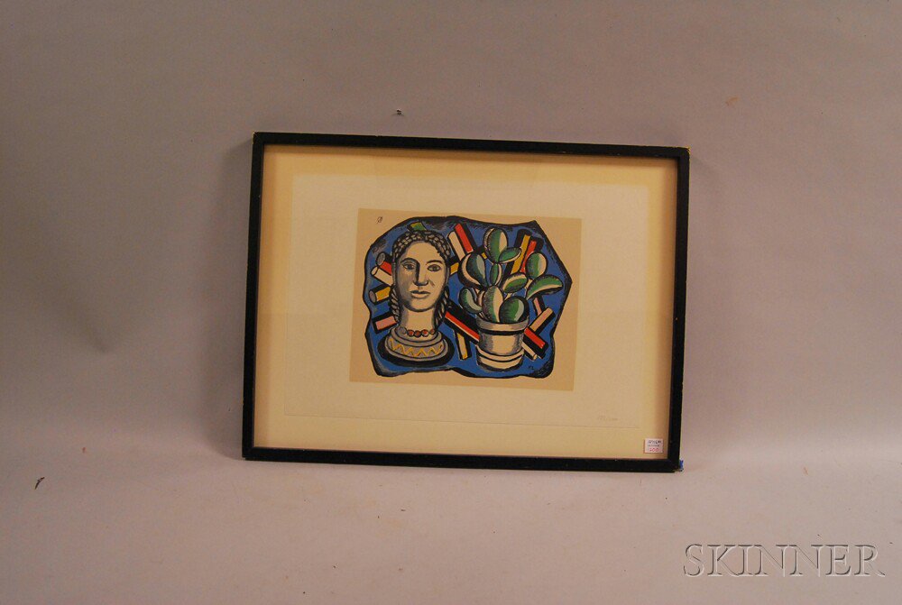 Appraisal: Fernand Leger French - T te et Cactus Head and