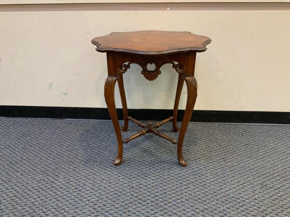 Appraisal: Berkeley Gay Mahogany and Burlwood Side Table x in x