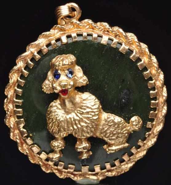 Appraisal: K Y Gold Poodle Pendant Weight grams dwt Condition Excellent