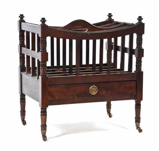 Appraisal: A Georgian Style Mahogany Canterbury the American Heritage Company of