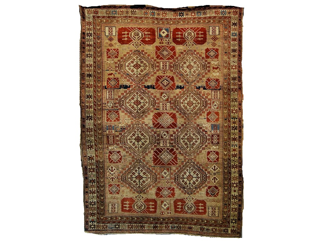 Appraisal: Caucasian Shirvan large rug st quarter th century