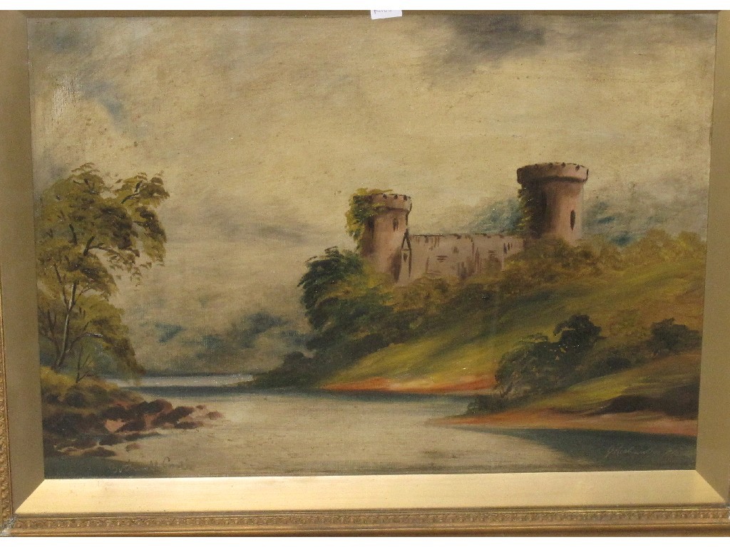 Appraisal: Oil on board 'Bothwell Castle' signed J Richardson RA