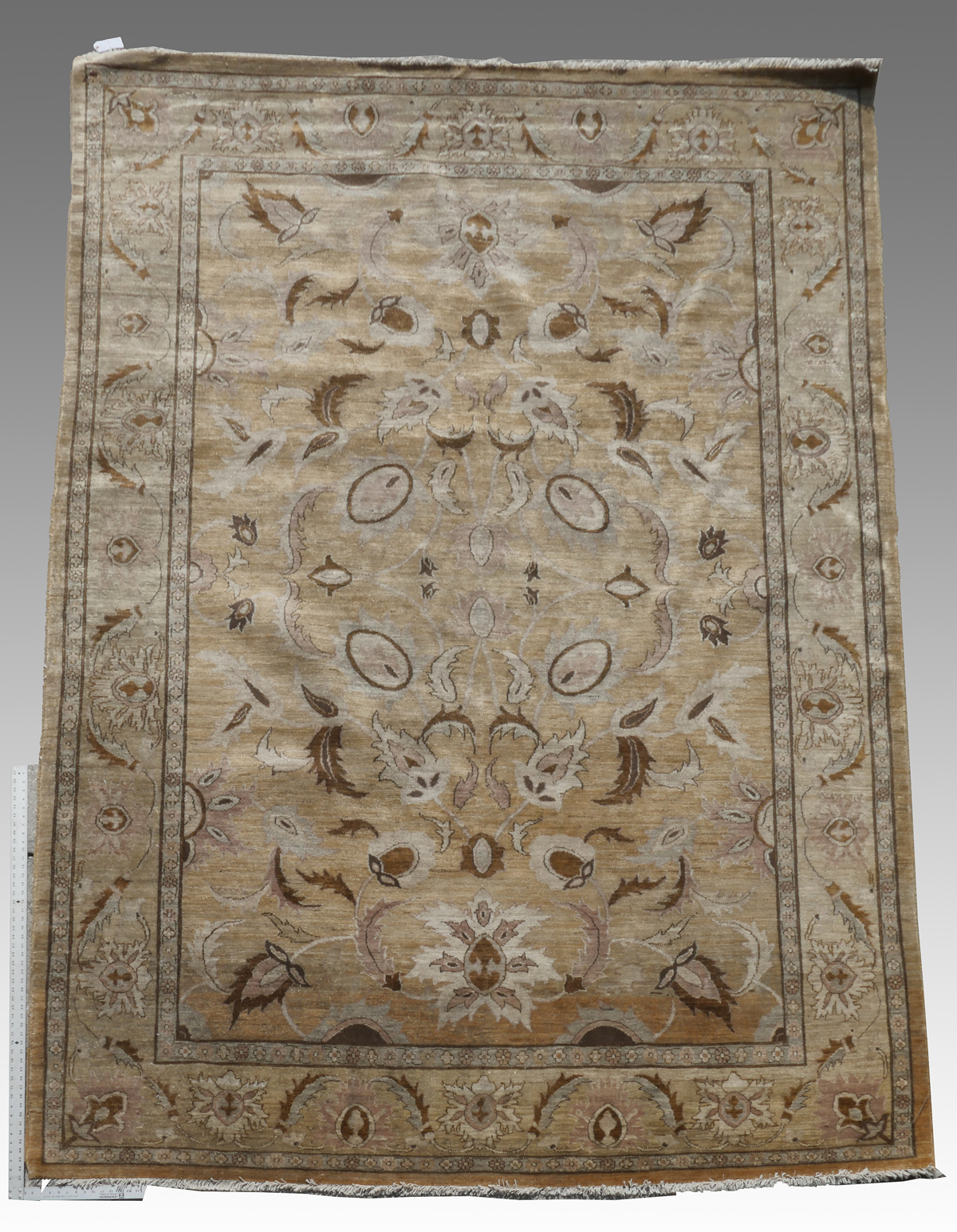 Appraisal: TURKISH OR PAKISTANI HAND KNOTTED WOOL RUG ' '' X