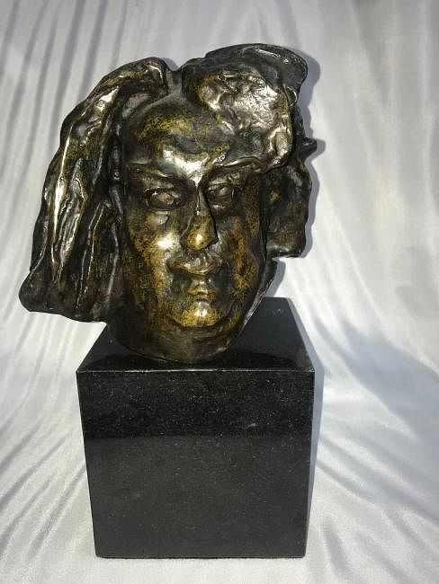 Appraisal: French BRONZE SCULPTURE Balzac Auguste Rodin French BRONZE SCULPTURE BALZAC