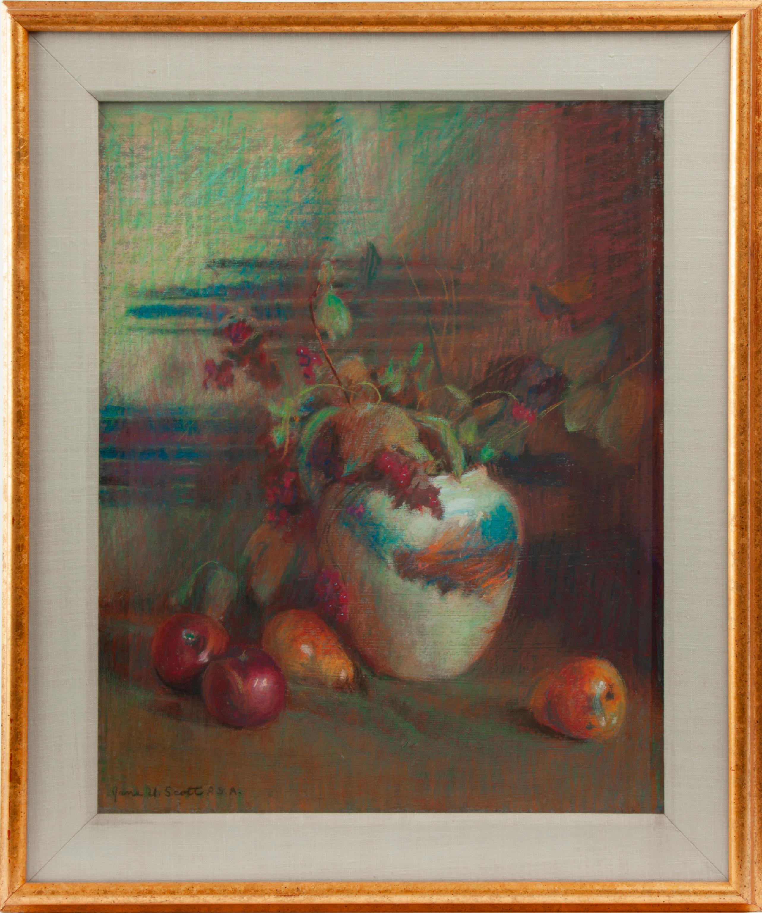 Appraisal: JANE UREN SCOTT PASTEL 'INDIAN SUMMER' Jane Uren Scott Nebraska