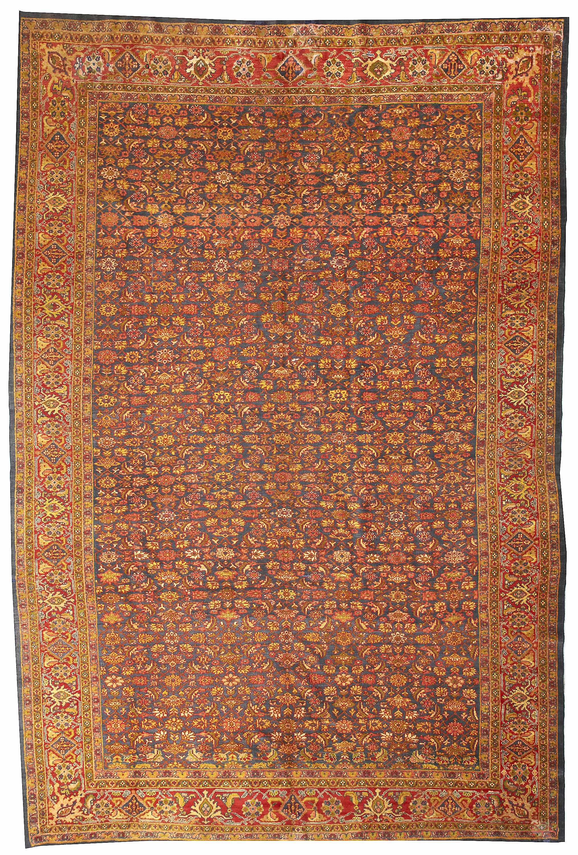 Appraisal: A Ziegler Mahal carpet Central Persialate th centurysize approximately ft