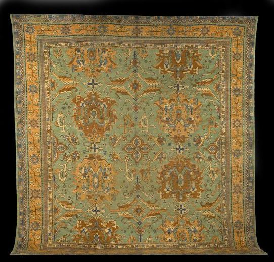 Appraisal: Turkish Oushak Carpet ' x '