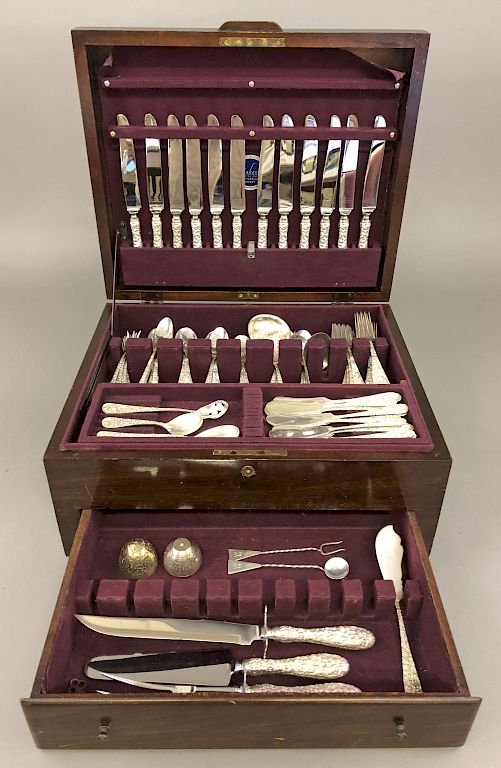 Appraisal: Sterling Silver Stieff Flatware Sterling silver flatware by Stieff in