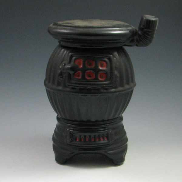 Appraisal: Pot Belly Stove Cookie Jar unmarked two small short firing