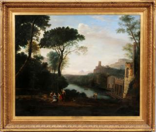 Appraisal: CLAUDE LORRAIN OIL ON CANVAS CLAUDE LORRAIN FRENCH - OIL