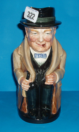 Appraisal: Large Size Toby Jug Winston Churchill D