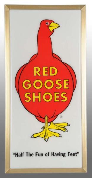 Appraisal: Red Goose Light-Up Sign Description Metal case with Red Goose