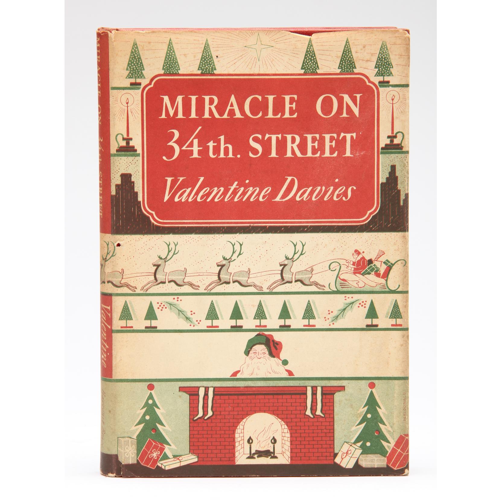 Appraisal: MIRACLE ON TH STREET by Valentine Davies New York Harcourt