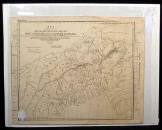 Appraisal: ENGRAVED MAP OF NEW BRUNSWICK LOWER CANADA Cartography Colonial Featherstonhaugh