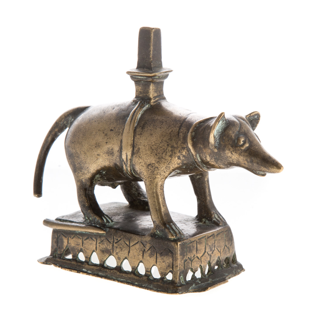 Appraisal: Indian figural base modeled as a mongoose th century or