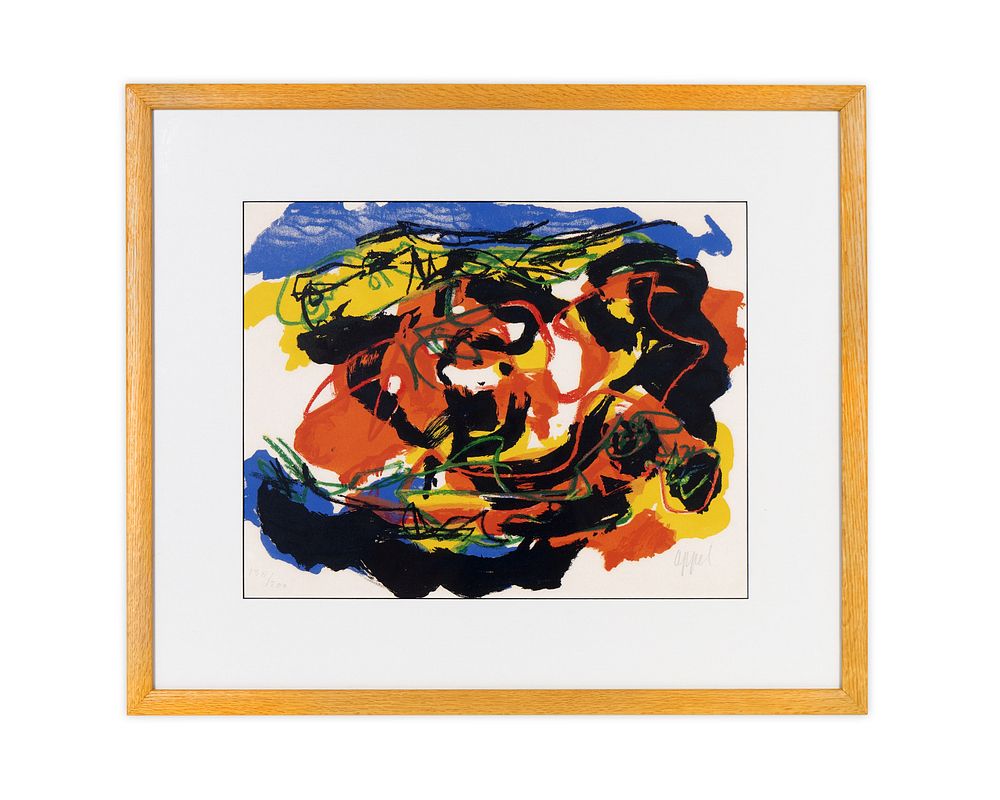 Appraisal: Karel Appel Dutch - Untitled Karel Appel Dutch - Untitled