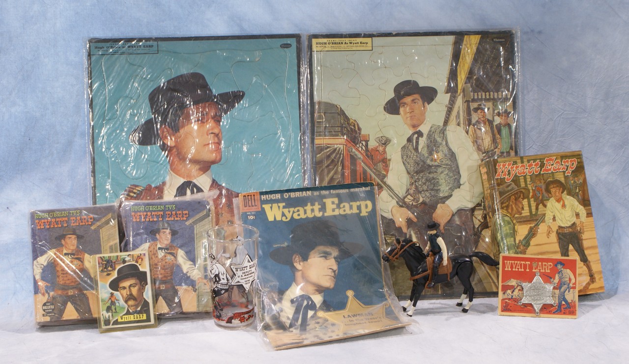 Appraisal: Wyatt Earp lot including Big Little books hardback book jigsaw