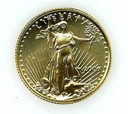 Appraisal: piece United States of America dollars gold bullion In plastic