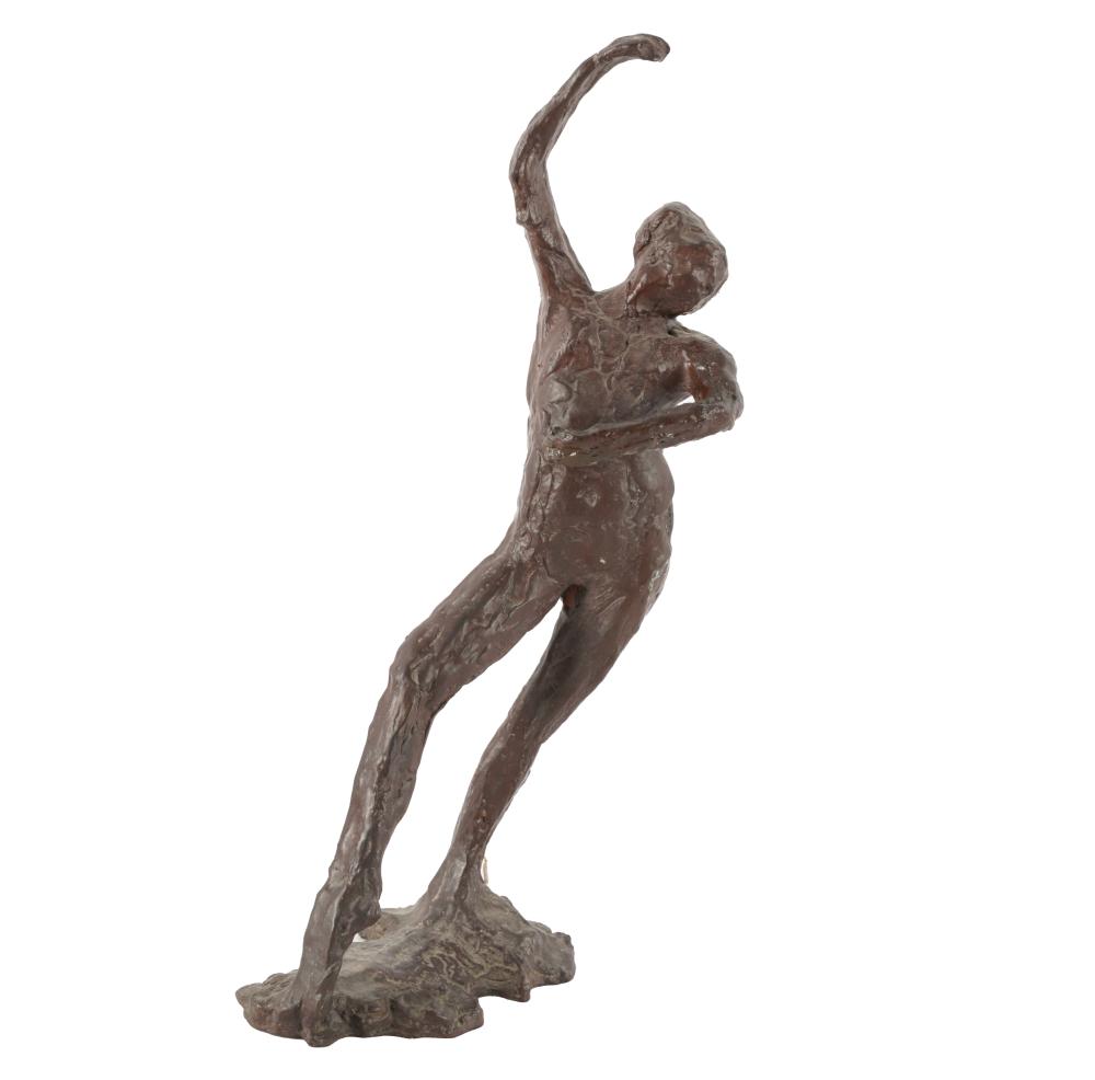 Appraisal: AFTER EDGAR DEGAS FEMALE FIGUREsigned Degas to base Provenance The